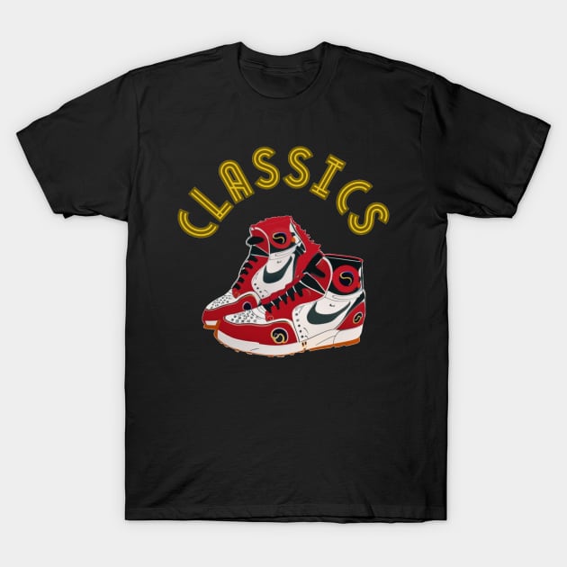 Sneakerhead Sneaker Classics T-Shirt by TeeJaiStudio